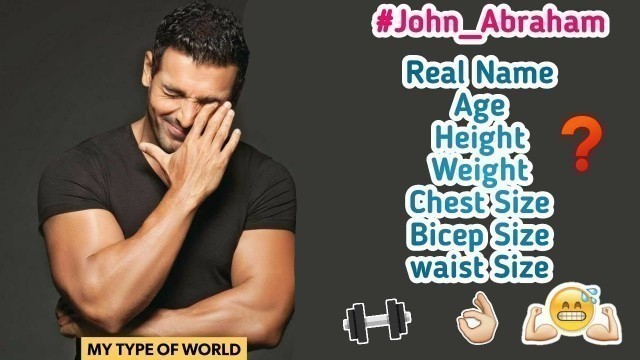 'Motivational Video By \"John Abraham\" - Body Measurements Of #John Abraham'