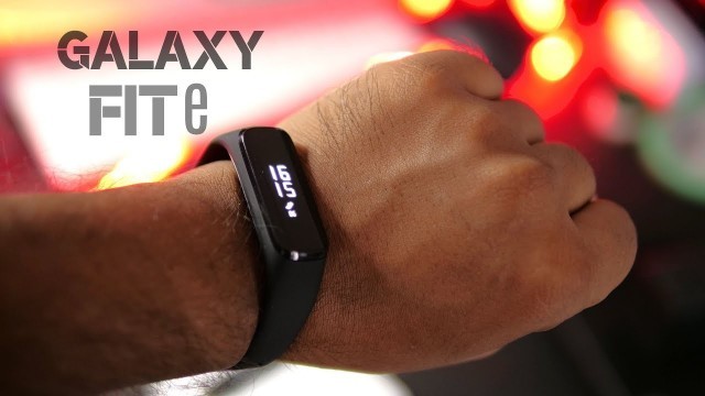 'Galaxy Fit E | Cheapest Samsung Fitness Band | Hindi|'