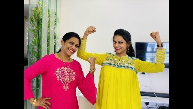 'Fitness Video | Stay fit @home using a skipping/jumping rope | Mom\'s fitness routine | Part - 1'