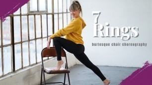 'Chair Dance Choreography | 7 Rings Burlesque Dance'