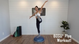 'Sassy Socks Plyo Workout on a BOSU | Katie Kasten of On Beat Fitness'