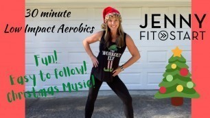 '30 minute low impact CHRISTMAS AEROBICS'