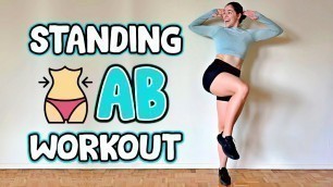 '10 MINUTE STANDING AB WORKOUT | 10 Minute Beginner Ab Workout To Do At Home'