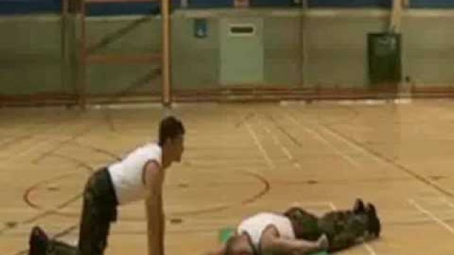 'How to do Royal Marine style press ups'