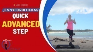 'Coast to Coast Step | Hawaii | Quick Workout | HIIT Interval Step Aerobics Training'