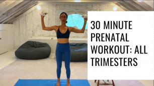 '30 minute prenatal workout: all trimesters'