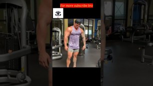 'biceps with Four-time Physique World Champion jeremy buendia  #gym #shorts #fitness'