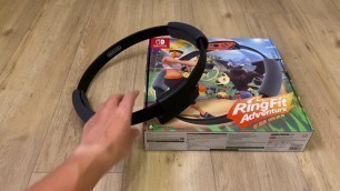 'Nintendo Switch Fitness Workout RING FIT ADVENTURE Game Unbox'