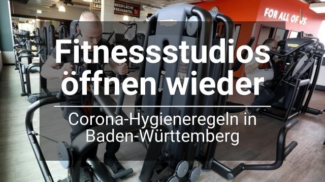 'Fitnessstudios öffnen wieder - Das sind die Corona-Hygieneregeln in Baden-Württemberg'