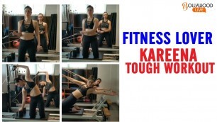 'FITNESS Lover Kareena Kapoor\'s TOUGH Workout Video | Bollywood LIve'