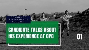 'Royal Marines candidate talks about his experience at candidate preparation course'