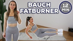 '12 Min. HIIT Sixpack Workout für einen flachen Bauch | Mit oder ohne Springen und ohne Geräte!'