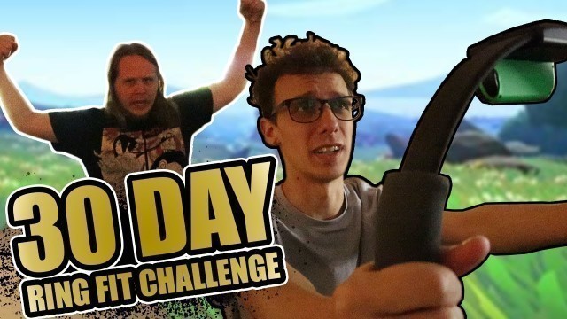 'DO FITNESS GAMES WORK?? - Ring Fit Adventure For 30 Days! (Day 1)'