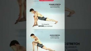 'Streching Exercise for before & After workout | Fitness #short'