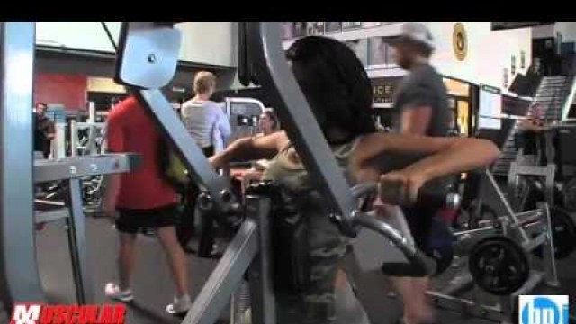 'Actress Vida Guerra Gym Fitness Training Clips.flv'