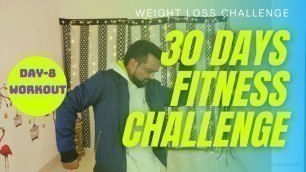 'Day 8 || Dance fitness || 30 days workout challenge || Weight loss || NJ Fitness || NJ Fitness'