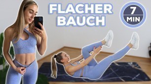 '7 Min. UNTERES BAUCH WORKOUT | Unteres Bauchfett verlieren (Sixpack Workout)'