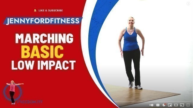 'Marching | Low Impact Aerobics | Walking at Home Workout | 30 Min | JENNY FORD'