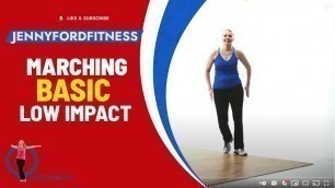 'Marching | Low Impact Aerobics | Walking at Home Workout | 30 Min | JENNY FORD'