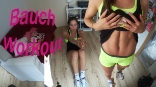 'Bauch Workout | 5 effektive Übungen für einen flachen Bauch | Trainieren zu Hause'