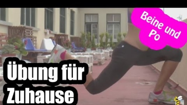 'Beine und Po Training: Übung wiederentdeckt :)! Beine Po Workout | Po Training Frau'