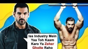 'John Abraham On How To Deal With Nepotism | Inspiring Life Story | Fitness, Relationship & Marriage'