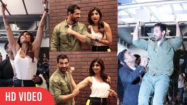 'Live Fitness Workout at VC Fitness | John Abraham, Shilpa Shetty, Harshvardhan Rane | Vinod Channa'