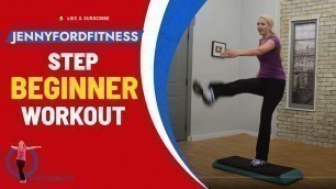 'Beginner Step Aerobics | 25 Min. | Anyone Can Do this Workout | JENNY FORD'