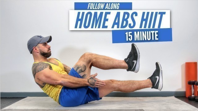 '15 Min Equipment Free Ab Workout At Home follow along | HIIT edition)'