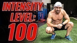 'CRAZY INTENSE 5 Minute Full Body HIIT WORKOUT (Bodyweight Beat Down!)'