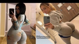 'Leg day Workout - Female Fitness Models'