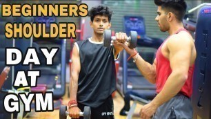 'Beginners 3D shoulder workout|| STEP BY STEP TRAINING| BADRI FITNESS'