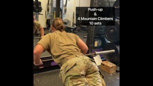 'Army Combat Fitness Test Circuit Training'