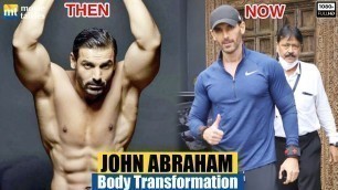 'Shahrukh Khan\'s co-star John Abraham HUGE Body Transformation for Pathan'