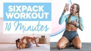 'Bauch Workout für Zuhause, 10 MIN Six Pack Exercises, NO EQUIPMENT'