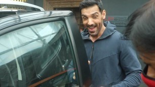 'John Abraham spotted at Outside the Gym #shorts | Shudh Manoranjan'