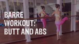 'Barre Workout BUTT AND ABS'