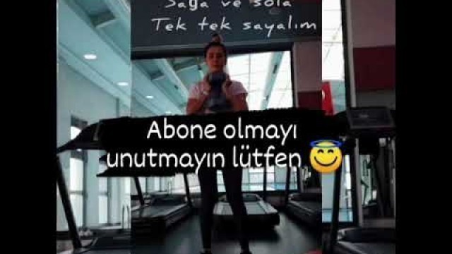 'Fitness antrenman (kalça,bacak,omuz, ön kol,arka kol)'