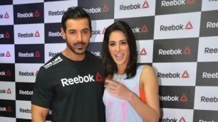 'John Abraham, Nargis launch Reebok fitness store'