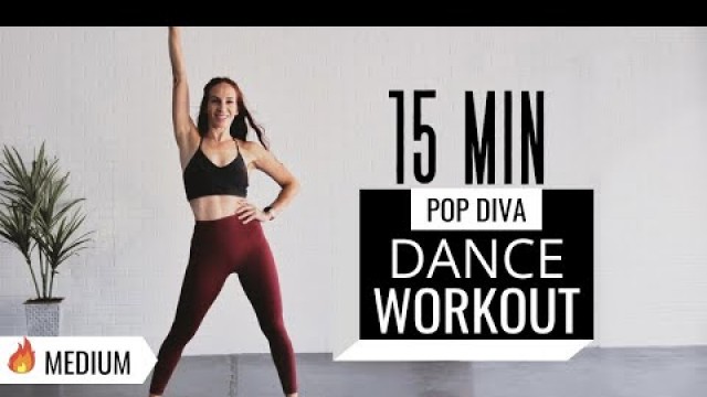 '15 MIN POP DIVA DANCE WORKOUT | DANCE FITNESS CARDIO | LIZZO, DEMI LOVATO, & DUA LIPA'