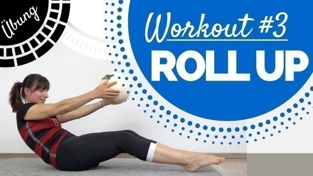 'Roll-up Übung | Workout #3 - Bauch Intensiv | Ramona Franke'