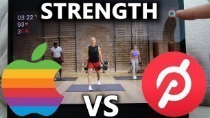 'Apple Fitness Plus STRENGTH vs Peloton Strength Training'