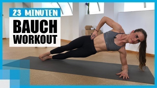 '23 MIN Bauch-Workout ohne Geräte: Sixpack-Training für Zuhause mit Rieke 