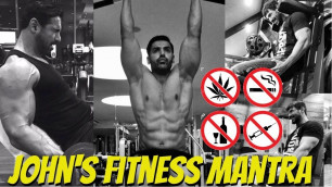 'John Abraham Shared His Fitness Mantra'