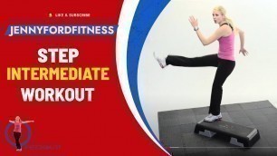 'Step Aerobics Intermediate Workout | Step by Step 2 | 38 Min | Four Combos | JENNY FORD'
