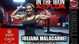 'Ms. Physique Olympia Juliana Malacarne Training Legs!'