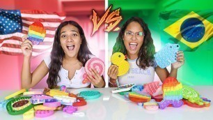 'FIDGET TOYS BRASIL VS ESTADOS UNIDOS - JULIANA BALTAR'