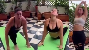 'Kareena Kapoor Shares Her Workout Video Working Out Hard Checkout'