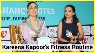 'EXCLUSIVE | Kareena Kapoor| My Pregnancy Diet | Fitness Routine'