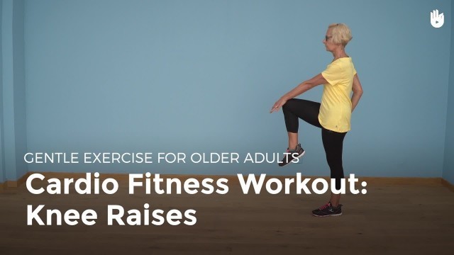 'Aerobic Exercise: Knee Raise | Exercise for Older Adults'